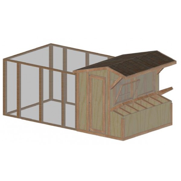 Chicken Coop Plans For 10 Chickens Coop plan #1: chicken shed
